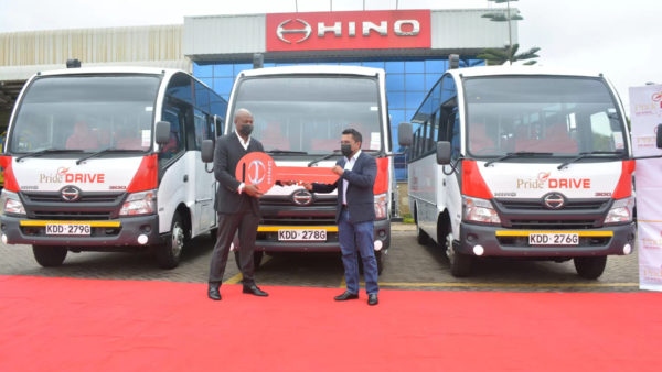 Pride Drive acquires HINO Buses from Toyota Kenya for its Car hire services